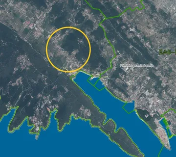Rab - Kampor: Građevinsko zemljište 2860m2 - Kampor, Rab