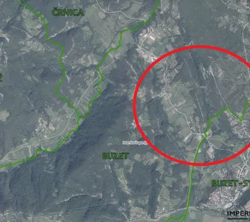 Zemljište: 1169 m2 Buzet - Štrped (prodaja) - cover