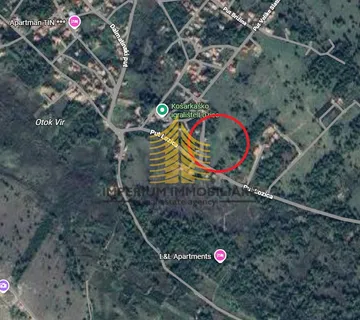 Zemljište, Prodaja, Vir, 514m2, Građevinsko