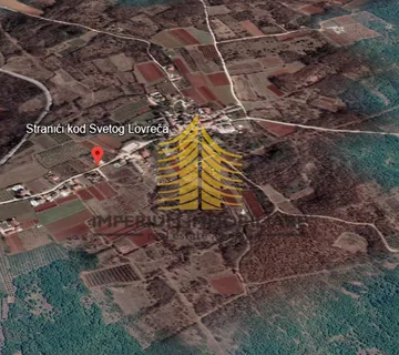 Zemljište, Prodaja, Sveti Lovreč, Stranići kod Lovreča, 1500m2, Građevinsko - Stranići kod Lovreča, Sveti Lovreč Pazenatički