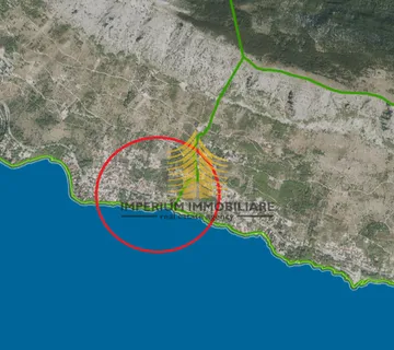 Zemljište, Prodaja, Omiš, Stanići, 1214m2, Građevinsko - Stanići, Omiš