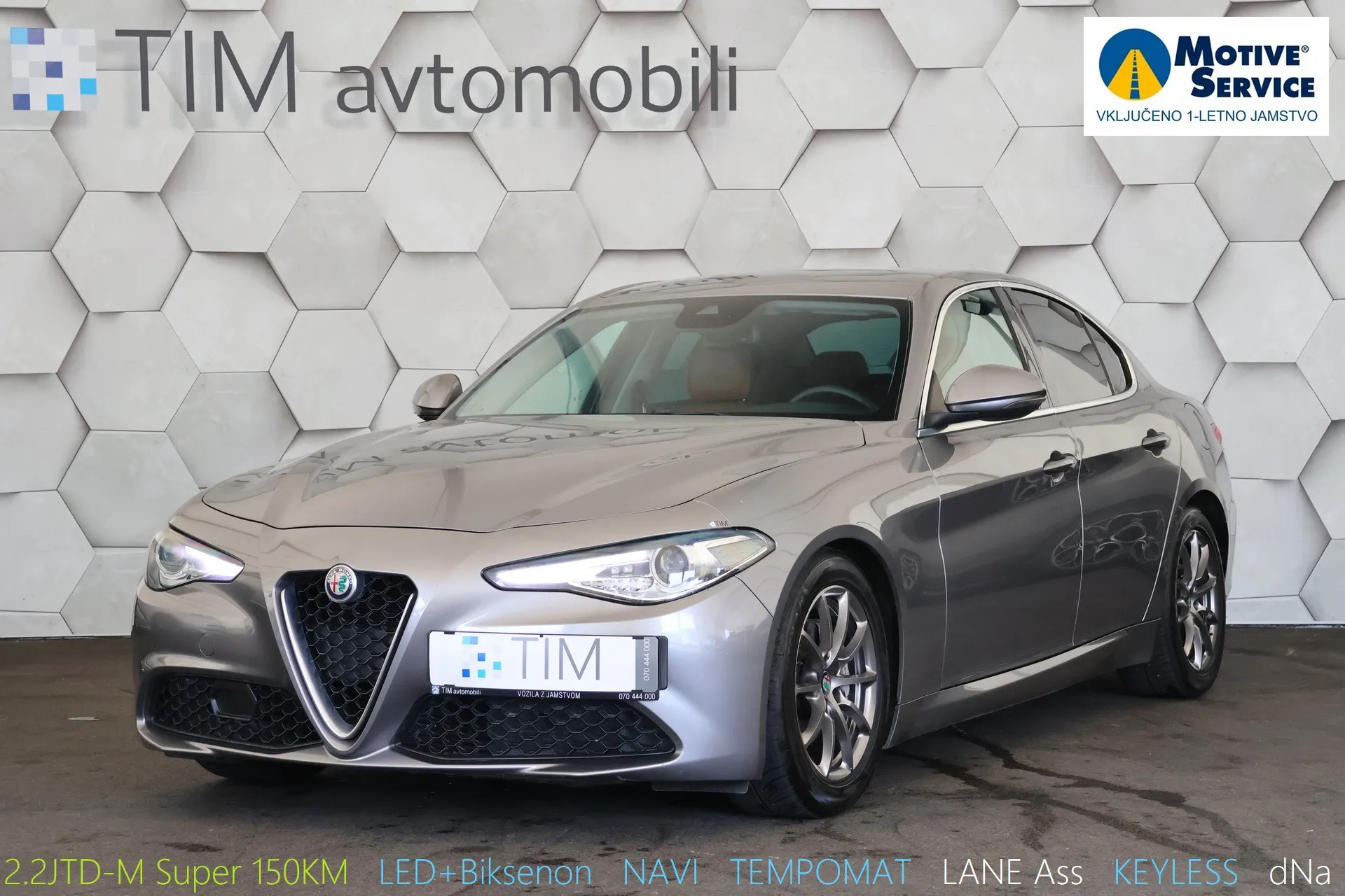 Alfa Romeo Giulia 2.2 JTDm Super 150KM NAVI LED.BIKSENON - cover