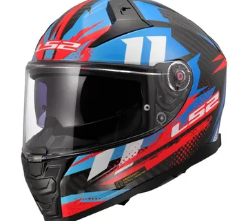 KACIGA LS2 FF811 VECTOR II KARBON TANTIC CRVENO-PLAVA - cover