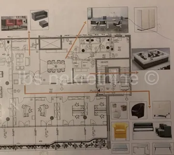 Split, Brodarica- poslovni prostor 285,90 m2, zakup - Brodarica, Šibenik