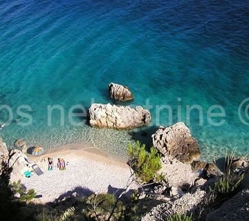 Omiš rivijera, građevinsko zemljište prvi red uz more - cover