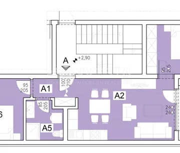 Šijana - stan u izgradnji, 2 spavaće sobe, terasa i privatno garažno mjesto - cover