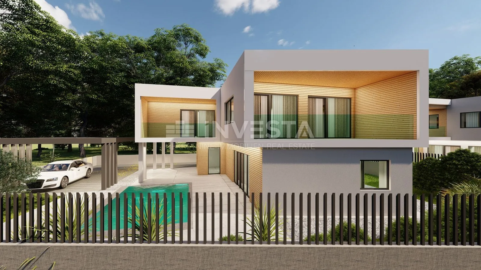 Medulin, Građevinsko zemljište s dozvolom i plaćenim komunalijama – 100 m od mora - cover