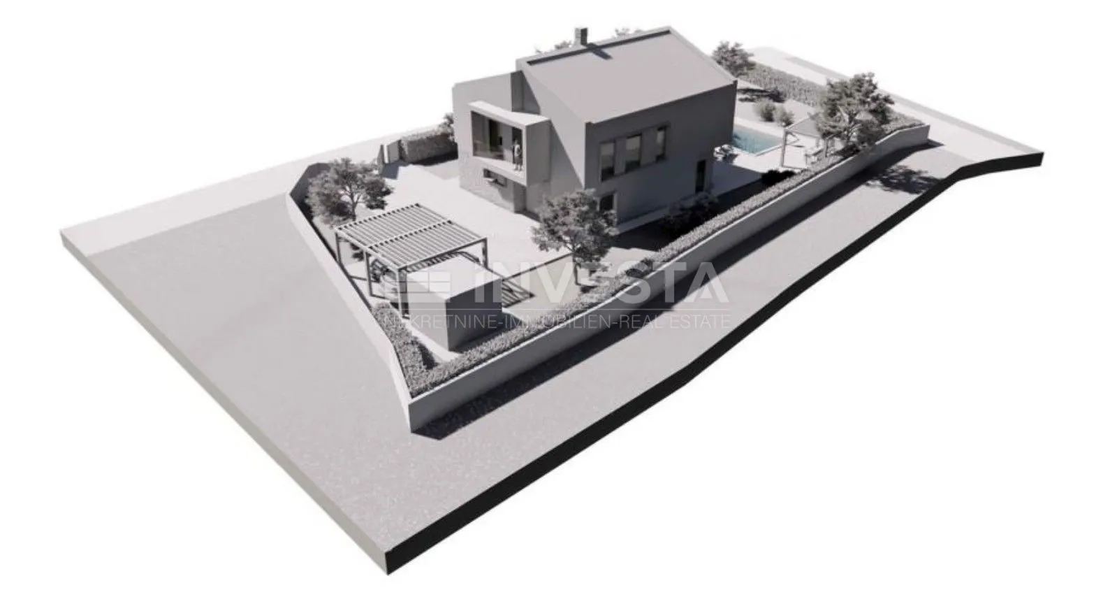 Baderna, zemljište sa građevinskom dozvolom - cover