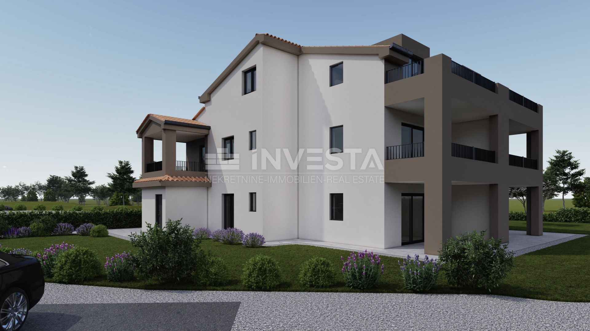 Poreč okolica - stan E 110 m2 u potkrovlju, novogradnja - cover