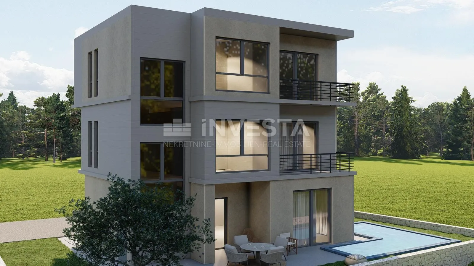 Pula, Šijana, moderan stan u novogradnji s 2SS, parking - cover