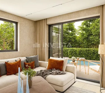 Medulin, Premantura, luksuzni stan 99 m2 s bazenom, vrtom i 2 parkinga - cover