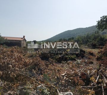 Labin okolica, građevinsko zemljište 1615 m2 s pogledom na more - cover