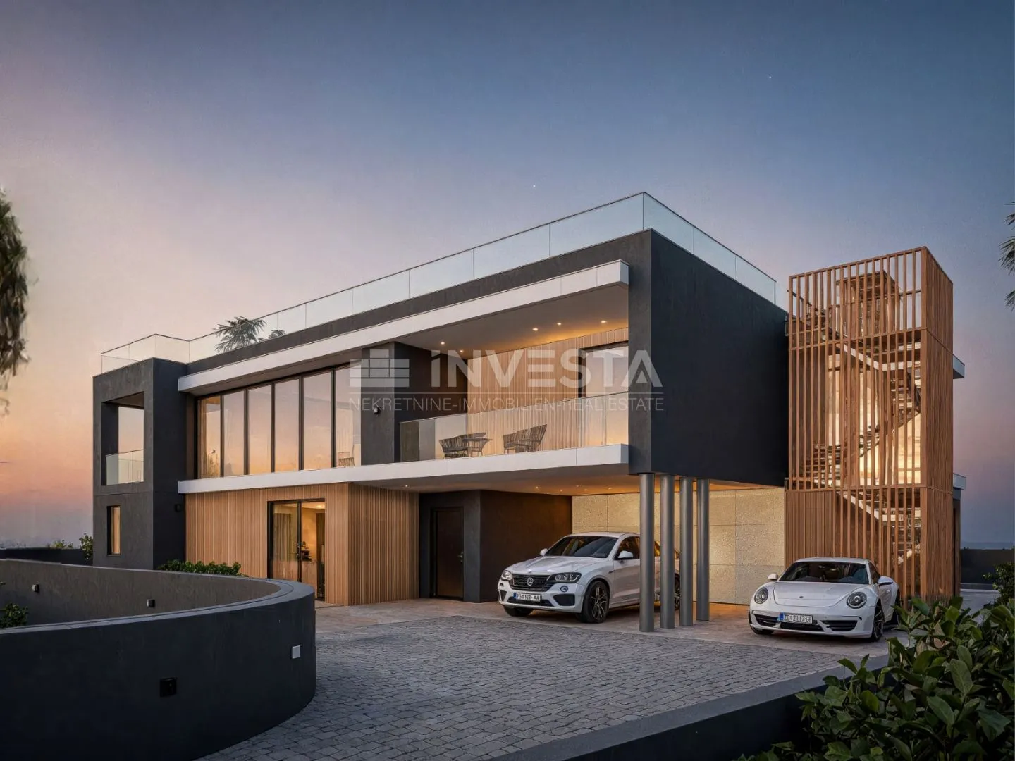 Medulin, impozantna vila uz more s krovnom terasom - cover