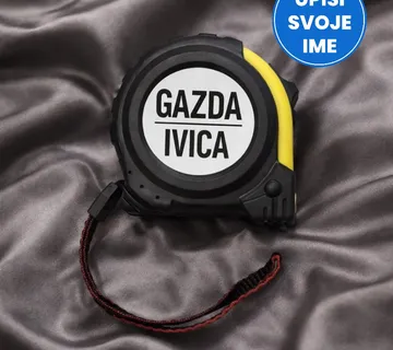 Personalizirani metar za šefa / gazdu - cover