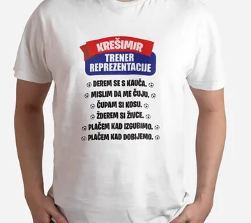 Navijačka majica – trener/ica reprezentacije - cover