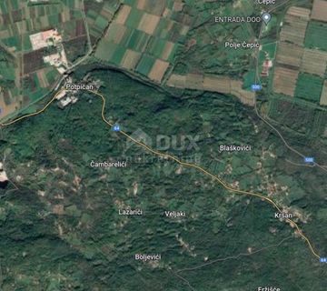 ISTRA, LABIN, KRŠAN - ZEMLJIŠTE U PRIRODI 4.657 m2 - cover