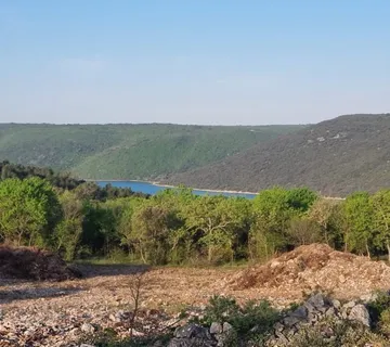 Istra, Trget, građevinsko zemljište 2450 m2, pogled na more!! - Trget, Raša