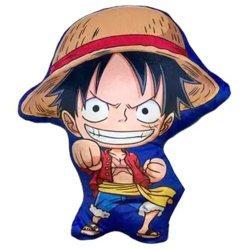 One Piece Luffy 3D jastuk 35cm - cover
