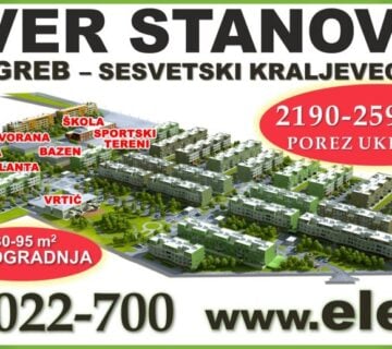 Zagreb (Sesvetski Kraljevec), 93.17 m2, novogradnja (prodaja) - cover