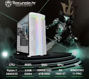 BaB računalo PPC Samurai SnowEd. (Ryzen 7 5800X3D, 32GB DDR4 - cover