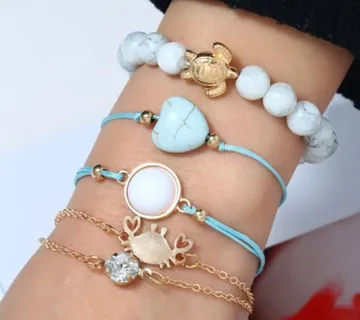 Komplet narukvica Blue rapsody -5 različitih narukvica - cover