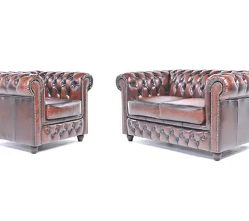 Chesterfield Set Garnitura Original Leather | 1 + 2 sjedišta - cover