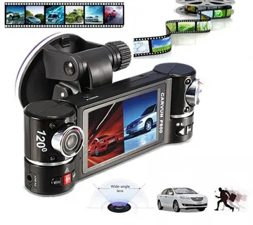 HD Auto kamera s dvije glave SENZOR POKRETA NOČNO SNIMANJE - cover