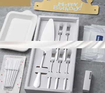 (7u1) Pribor za desert od nehrđajućeg čelika - Silver - cover