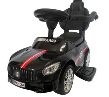 Dječji auto J7 guralica 3u1 crni - cover