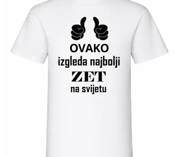 Majica za najboljeg zeta - cover