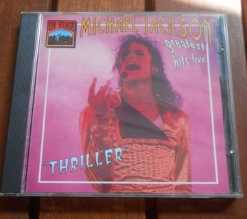 Michael Jackson ‎– Greatest hits live "Thriller"  - cover