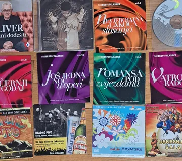 Povoljno prodajem glazbene CD/DVD - cover