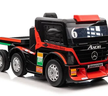 Kamion na akumulator Mercedes XMX622B - crveni - cover