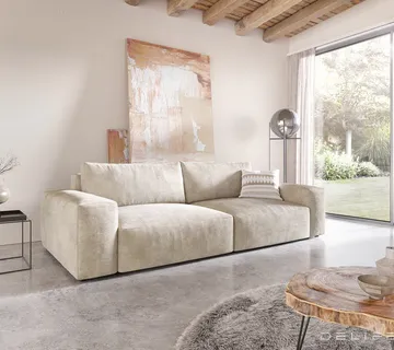 Sofa Lanzo XL 256x105cm, Materijal: Rebrasta tkanina - cover
