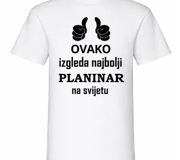 Majica za najboljeg planinara - cover