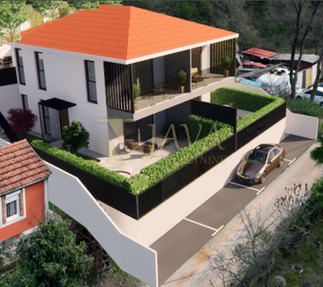 Krk/Omišalj, 2 S+DB s bazenom u novogradnji, 170m od mora - cover