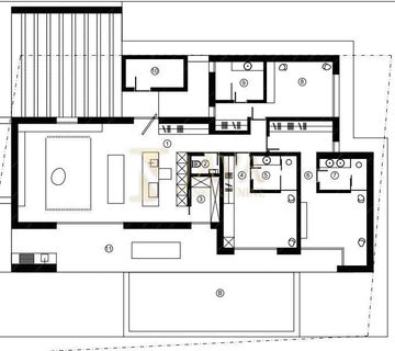 Kaštelir/Labinci, luksuzna vila s bazenom - projekt -moguće su izmjene - cover