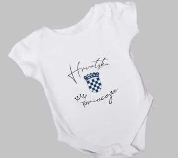 Bodi za djevojčice- Hrvatska princeza - cover