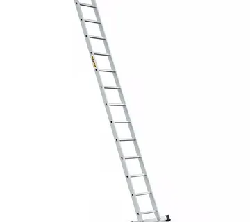 Aluminijske ljestve profesionalne jednodijelne - 13 gazišta s stabiliz - Stari Mikanovci