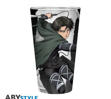 Čaša Attack on Titan S4 Levi 400ml - cover