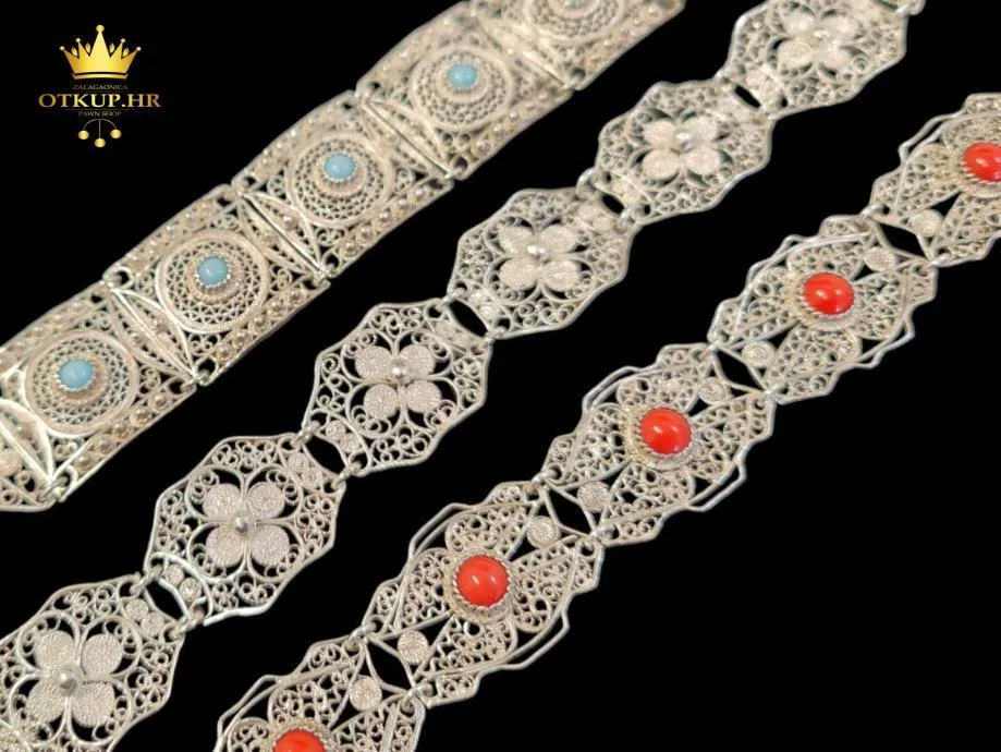 SREBRNA NARUKVICA "FILIGRAN" ---RUČNI RAD--- / CERTIFIKAT / R1, RATE ! - cover