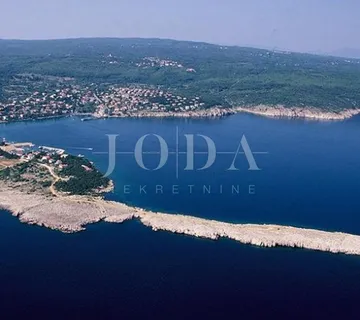Atraktivno zemljište 1. red do mora - Soline, Dobrinj