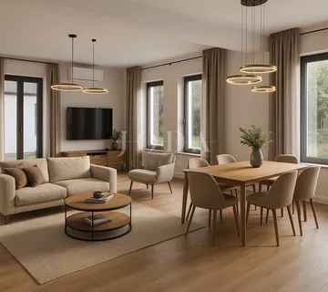 POPUST!!Lijepa moderna prizemnica s bazenom,Kršan - cover