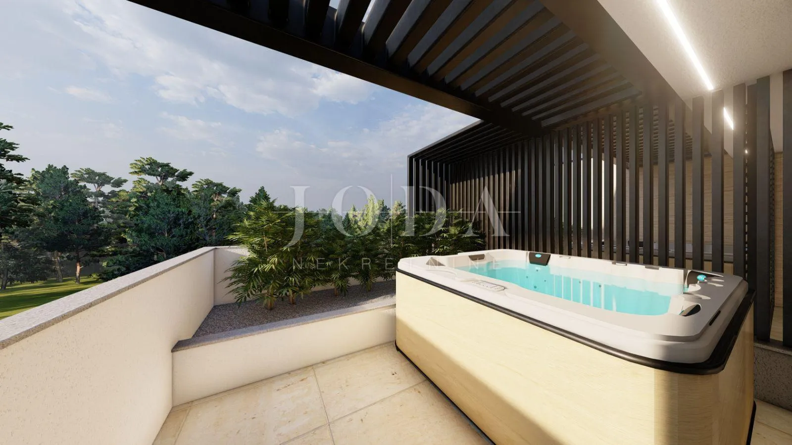 Grad Krk centar, ekskluzivan stan s vrtom i garažom! - cover