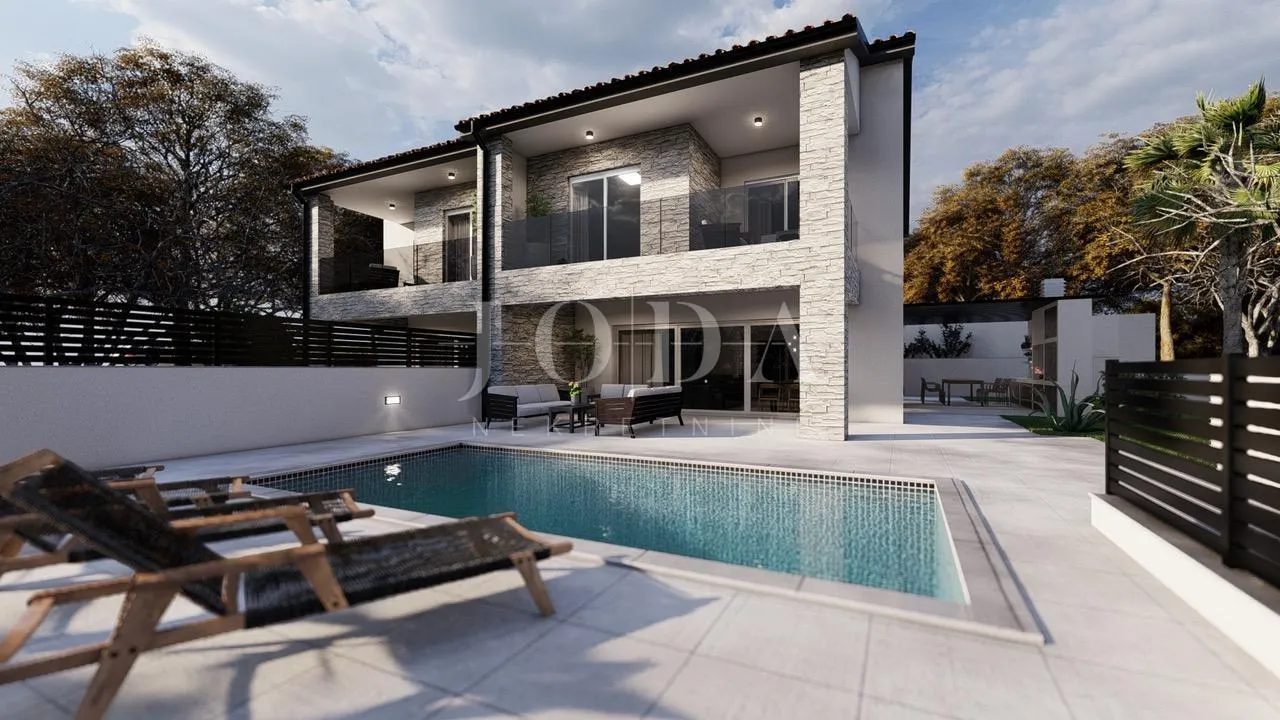 Malinska, kuća na mirnoj lokaciji s pogledom na more - cover