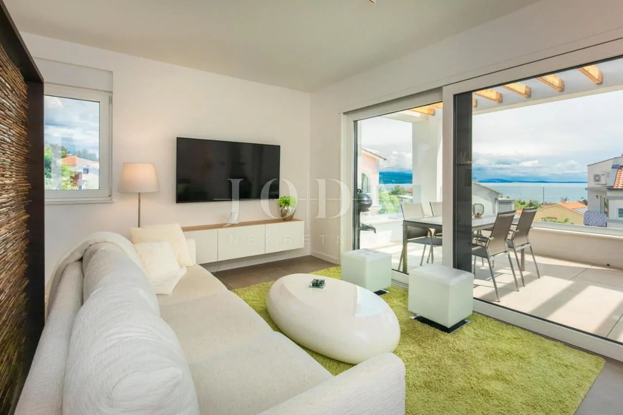 Prekrasan penthouse s pogledom na more - grad Krk - cover