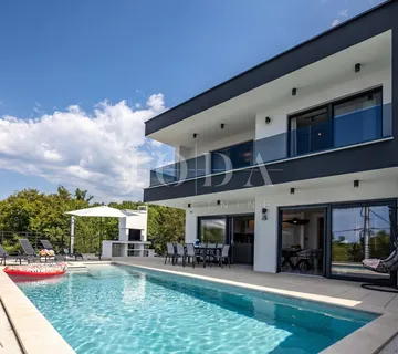 Kostrena -  dvojna kuća s bazenom i pogledom na more - cover