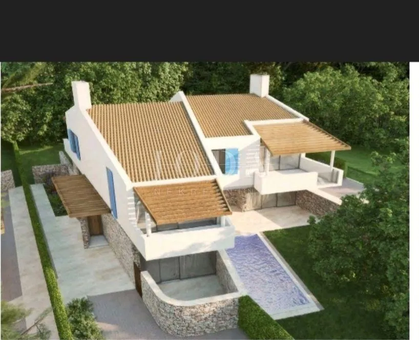 Labin, okolica, dvojna Villa u novogradnji - cover