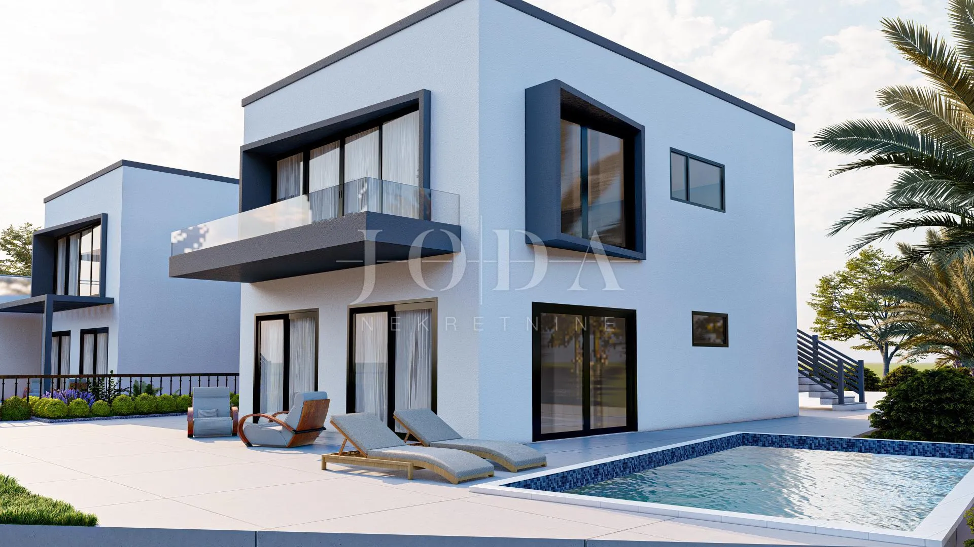 Krk - villa s bazenom i pogledom na more - cover