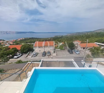 Moderna novogradnja s bazenom - Klenovica, Novi Vinodolski